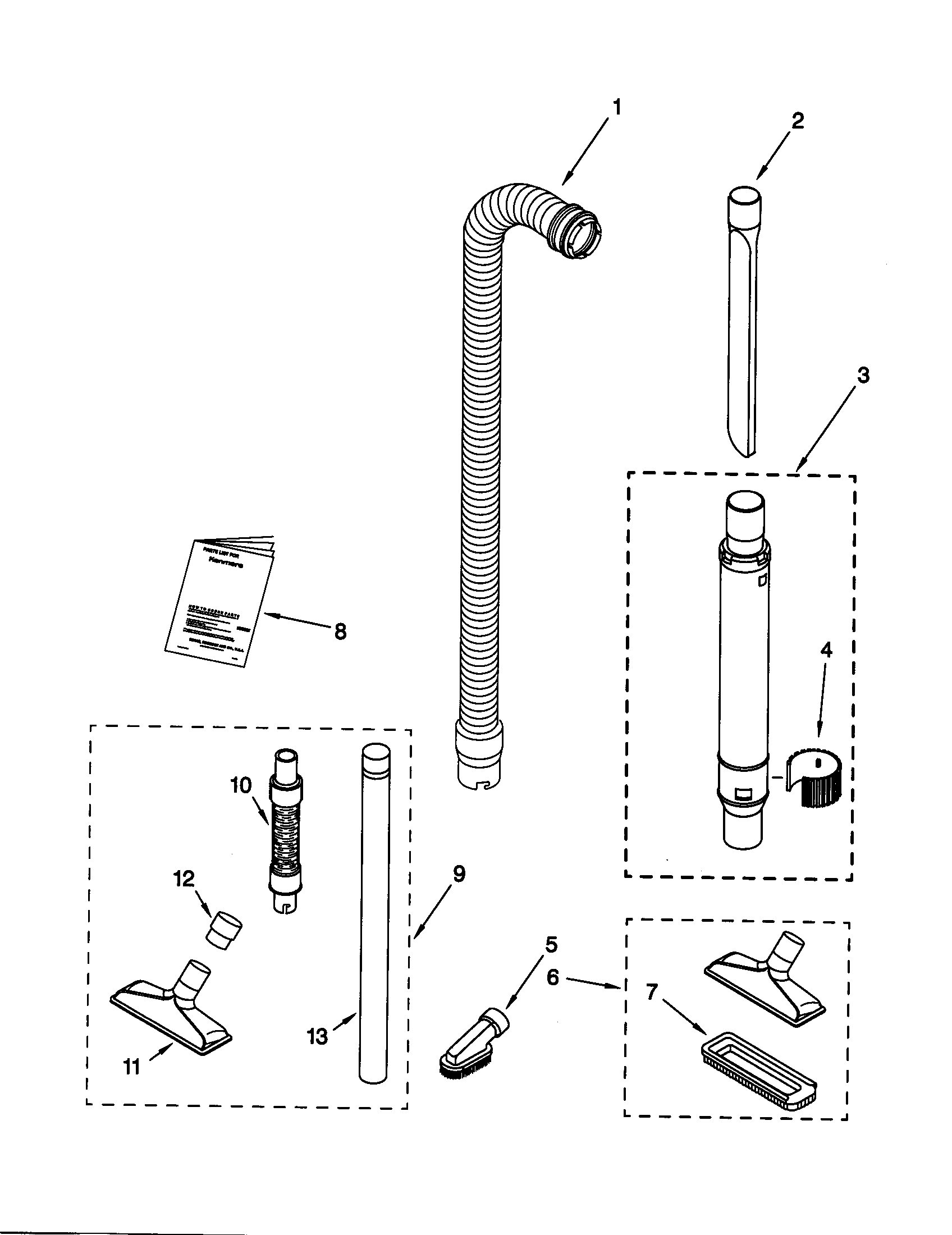 Hose and attachments
