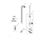 Kenmore 11639612991 hose and attachments diagram