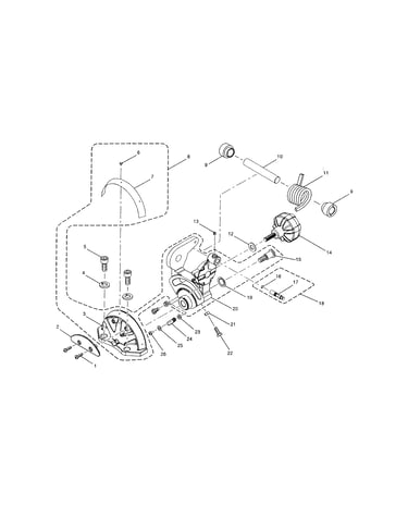 Bevel pivot support
