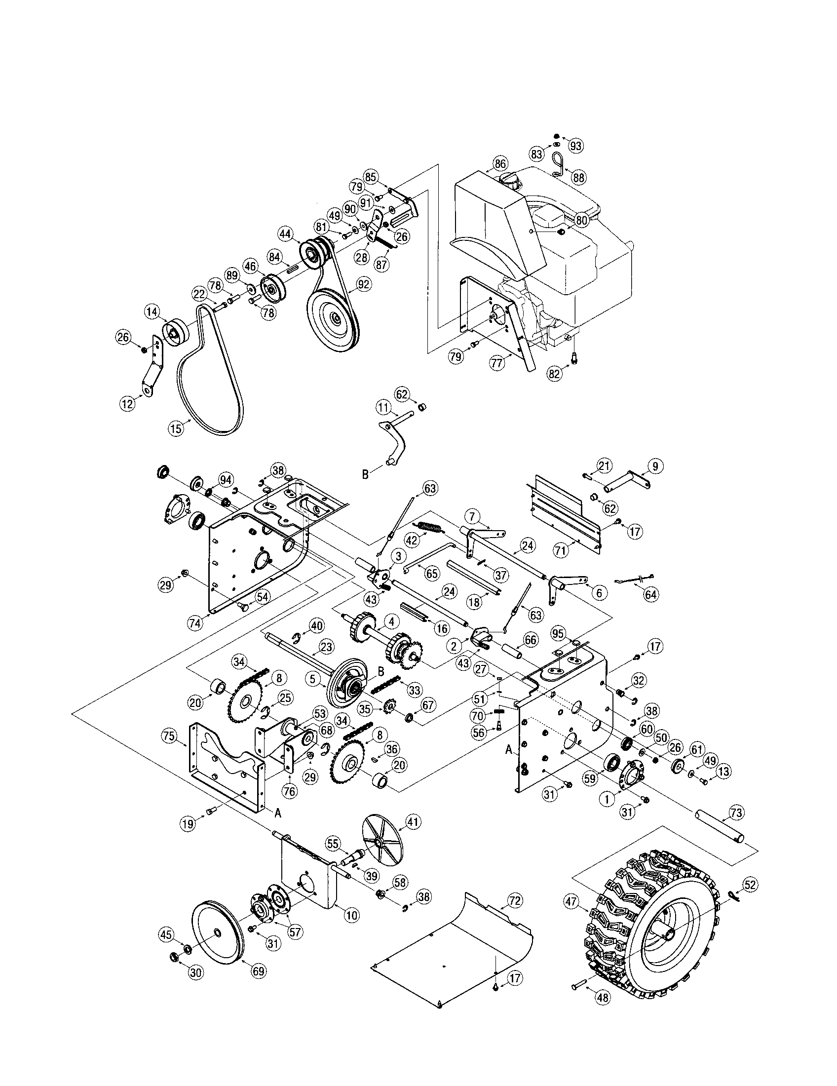 WHEELS/DRIVE SHAFT