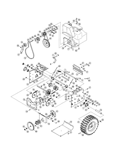 Wheels/drive shaft