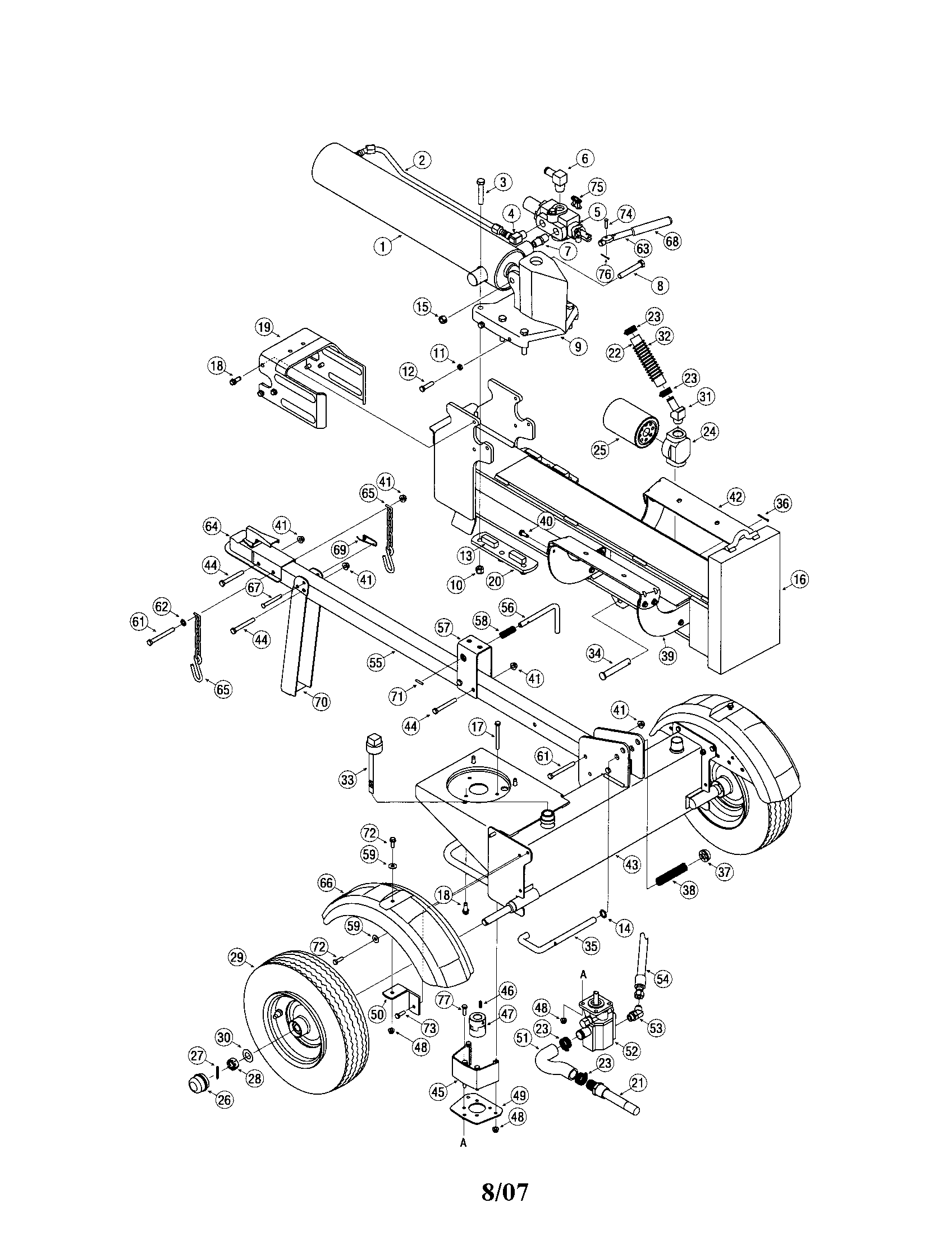 Log splitter