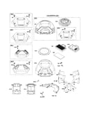 Blower housing/air cleaner cover
