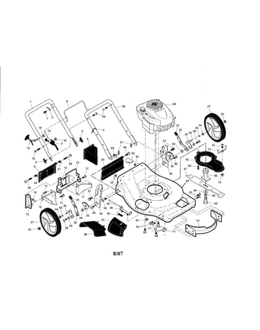 Engine/housing/handle