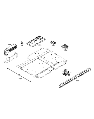 Fan/door latch/control module