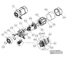 Coleman PM0525312.02 motor assy diagram