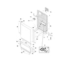 Frigidaire FDS251RJR0 door diagram