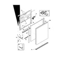 Frigidaire FDB634CFS1 door diagram