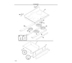 Frigidaire FEF367CGSD top/drawer diagram