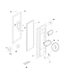 Refrigerator door
