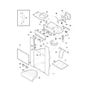 Frigidaire FRS26ZRGBC dispenser diagram