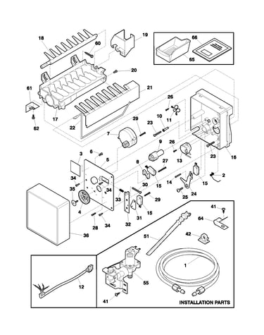 Ice maker parts