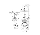 Universal/Multiflex (Frigidaire) MDB421RJB0 motor & pump diagram