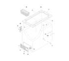 Universal/Multiflex (Frigidaire) MFC07M3FW3 cabinet diagram