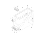 Universal/Multiflex (Frigidaire) MFC15M4FW3 cabinet diagram