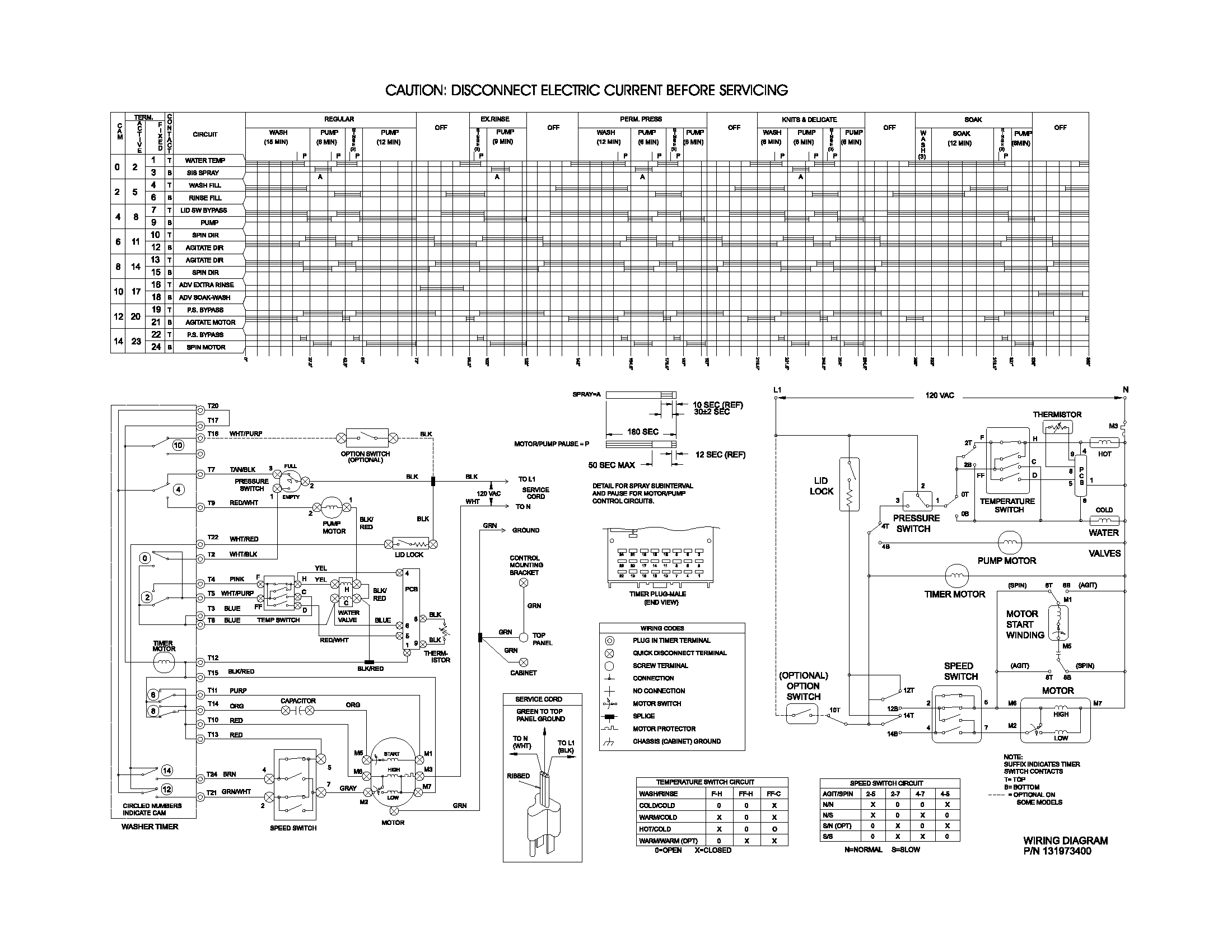 131973400 WIRING DIAGRAM