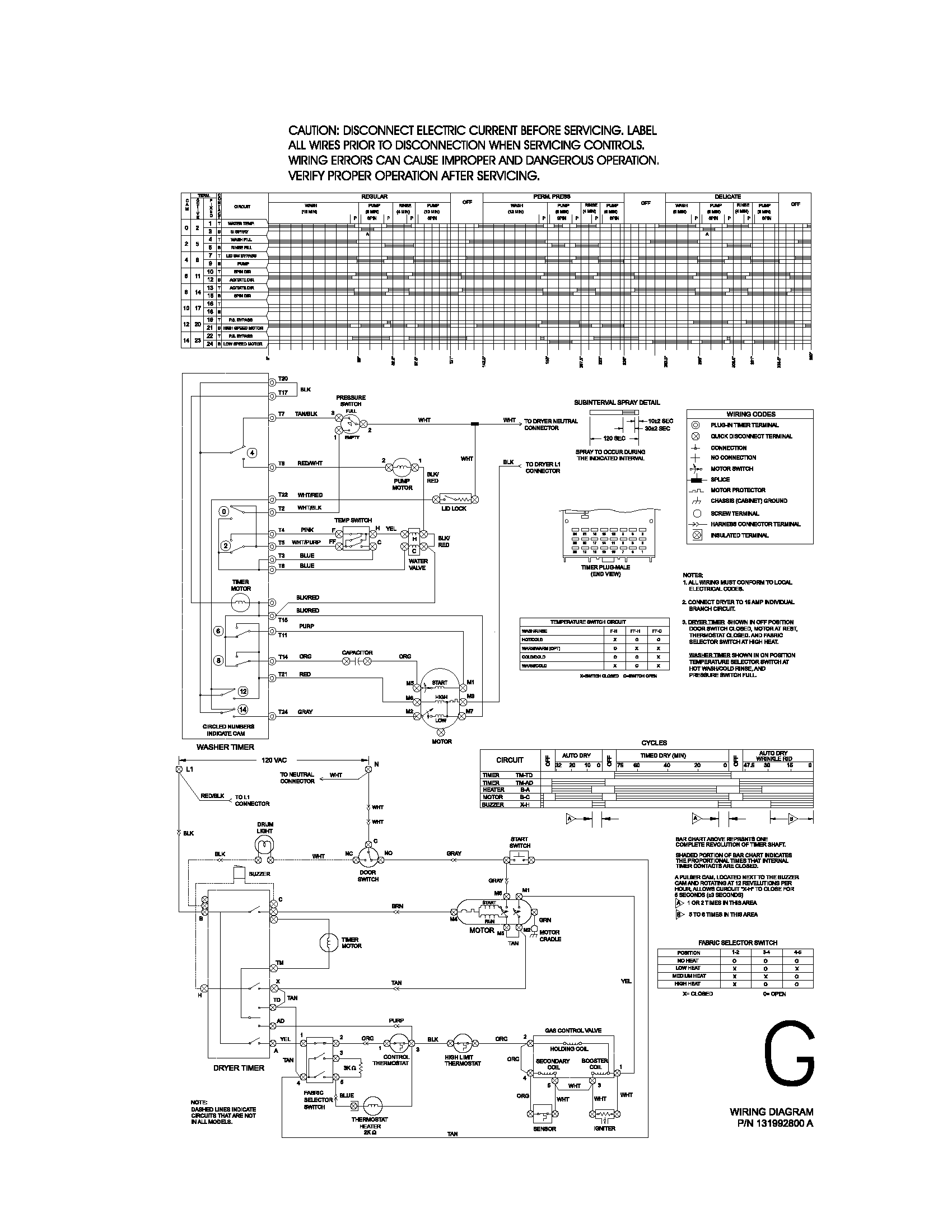 131992800 WIRING DIAGRAM