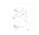 Universal/Multiflex (Frigidaire) CFC09M4HW1 cabinet diagram