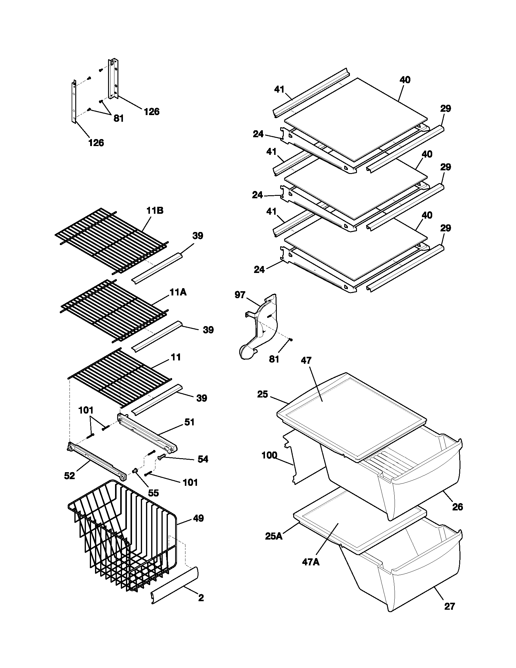SHELVES