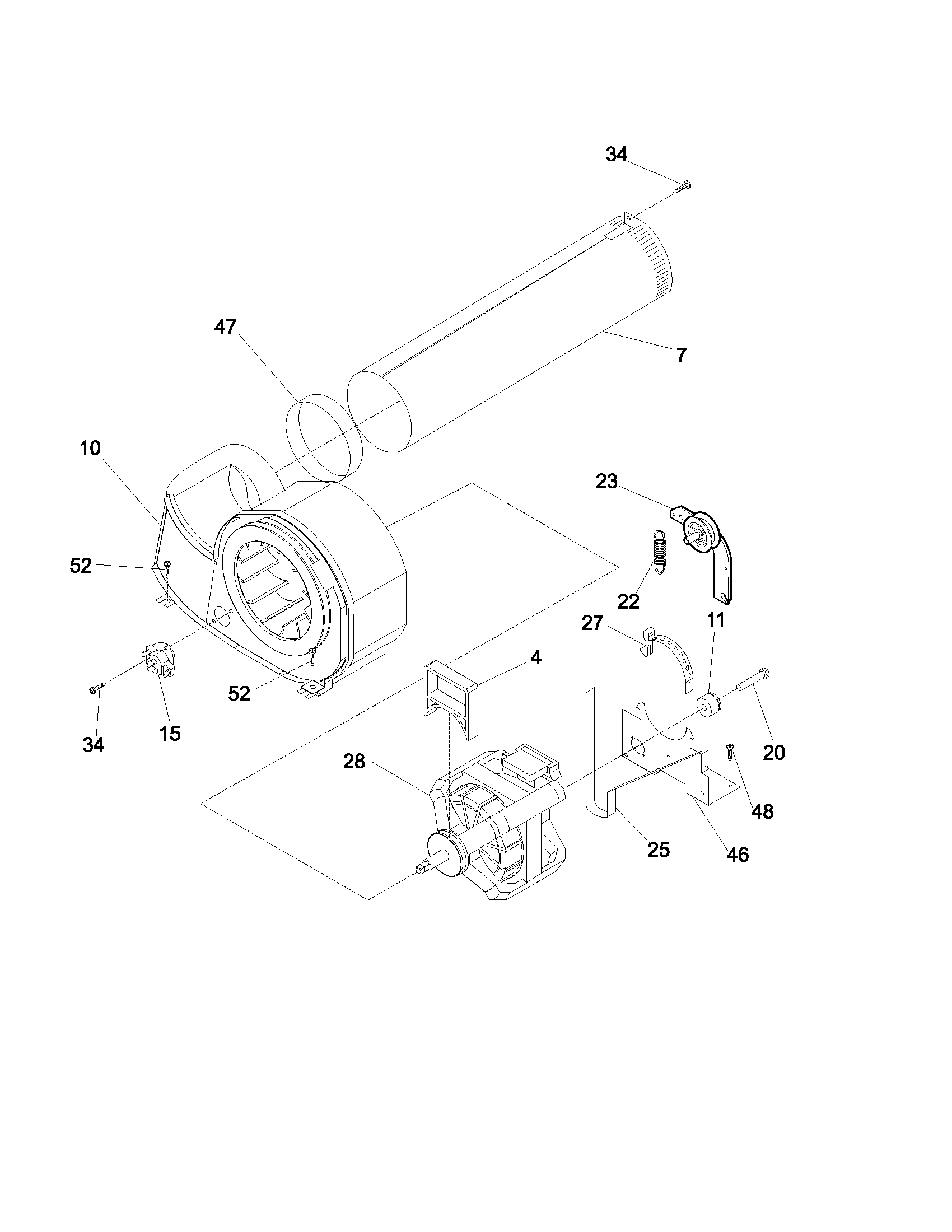 Motor,blower