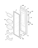 Refrigerator door