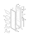 Refrigerator door