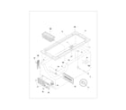 Frigidaire FFC13D7HW4 cabinet diagram