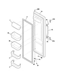 Refrigerator door