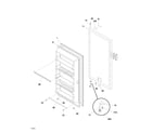 Frigidaire MFU14M2GW4 door diagram