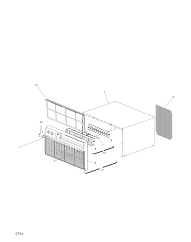 Cabinet front & wrapper