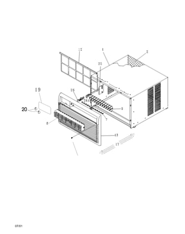 Cabinet front & wrapper