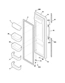 Refrigerator door