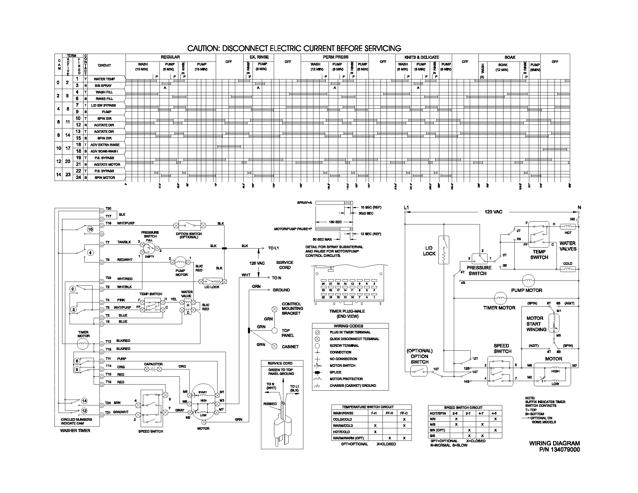 134079000 WIRING DIAGRAM