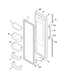 Refrigerator door