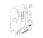 Frigidaire NGS26ZZAW0 cabinet diagram