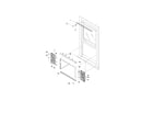 White-Westinghouse WAC083K7A2 window mounting diagram