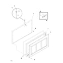 Frigidaire FFC15M4AW0 door diagram