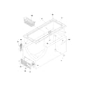 Frigidaire FFC15M4AW0 cabinet diagram