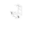 Frigidaire FAC084K7A4 window mounting diagram