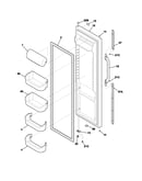Refrigerator door