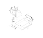 Frigidaire PLCF489ACA drawer & small door diagram