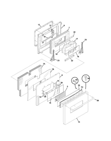 Oven door