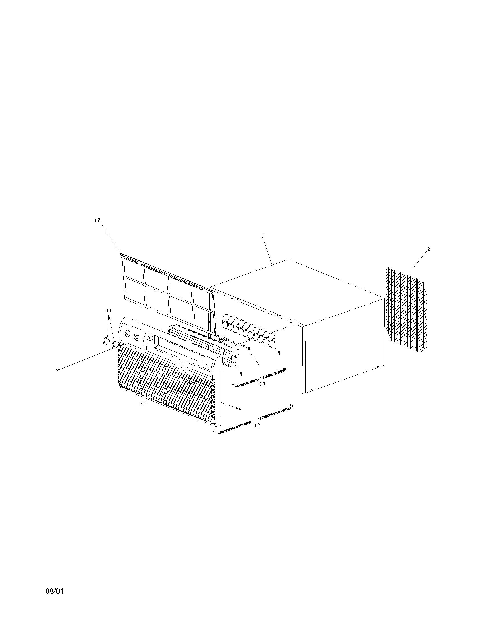 CABINET FRONT AND WRAPPER