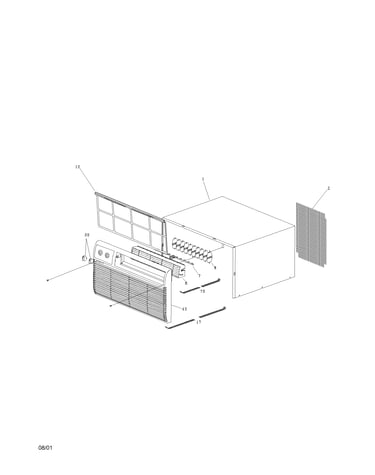Cabinet front and wrapper