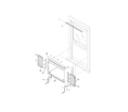 Frigidaire FAS225J2A2 window mounting diagram