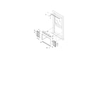 Frigidaire GAC052K7A1 window mounting parts diagram