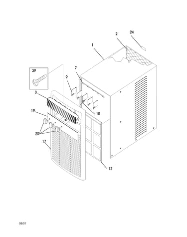 Cabinet front and wrapper