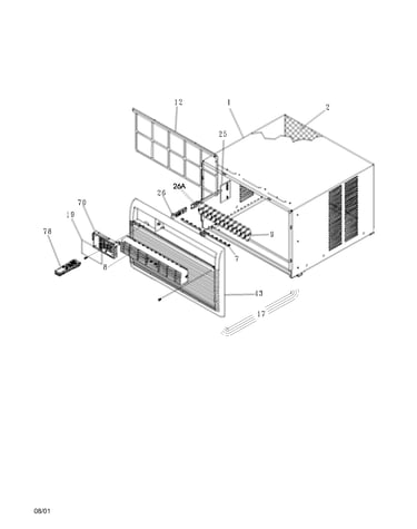 Cabinet front and wrapper