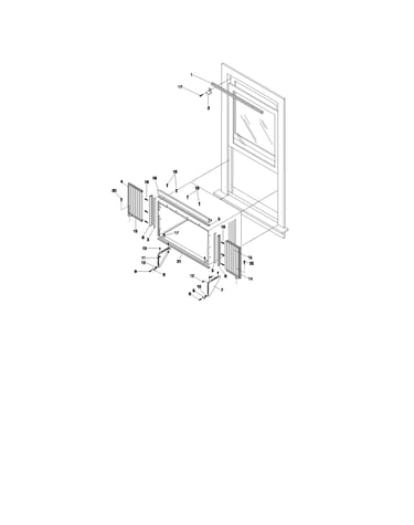 Window mounting parts