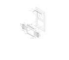 Frigidaire FAS183K2A2 window mounting parts diagram